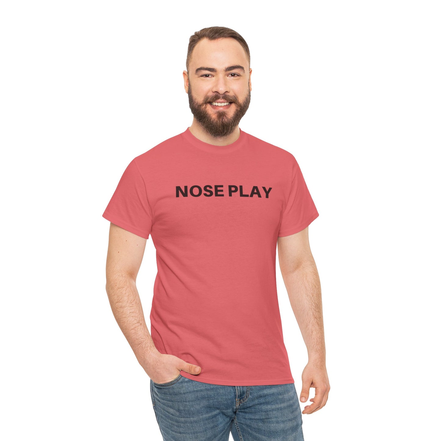 Nose Play Fill Your Space with Candles Not Negativity  Unisex Heavy Cotton Tee