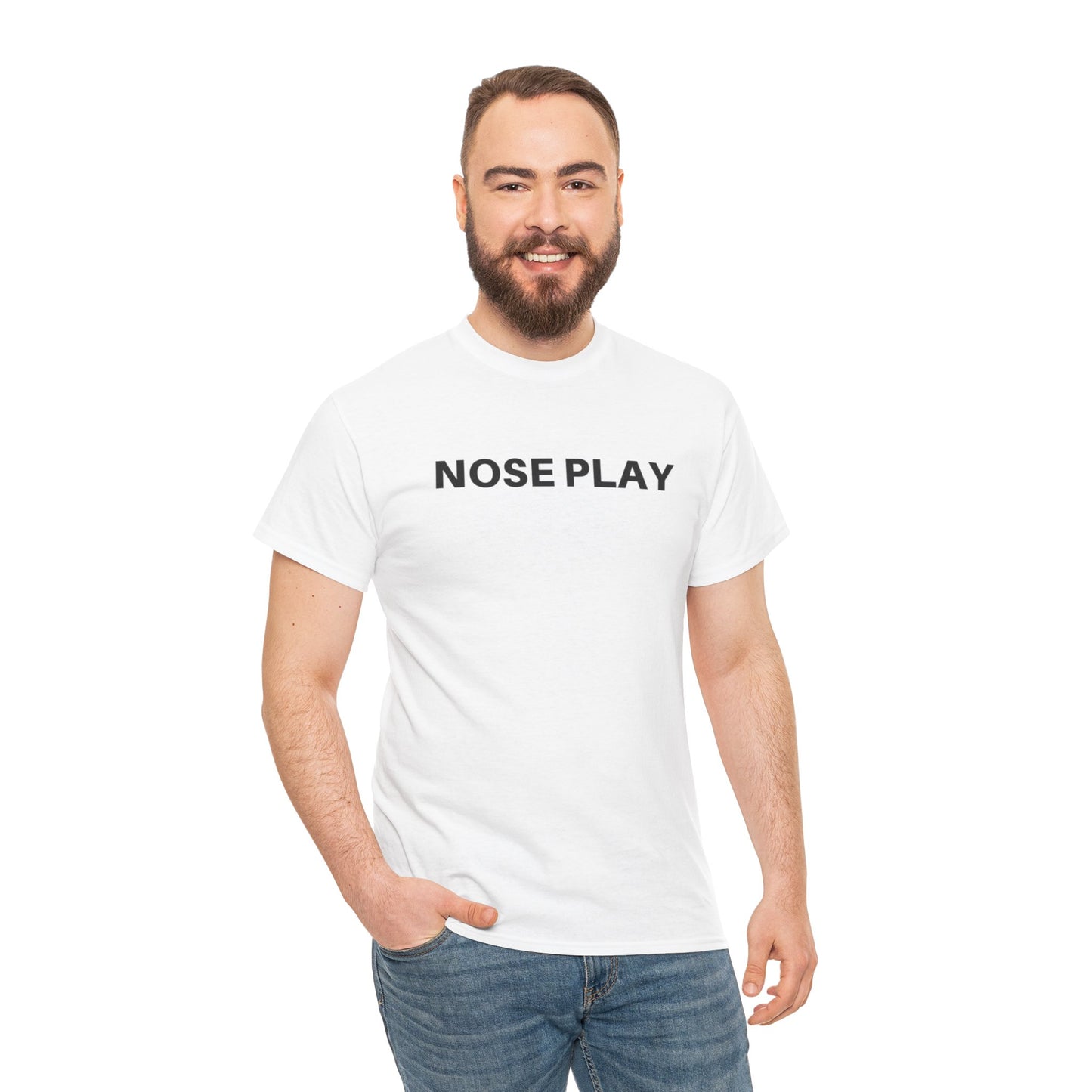 Nose Play Fill Your Space with Candles Not Negativity  Unisex Heavy Cotton Tee