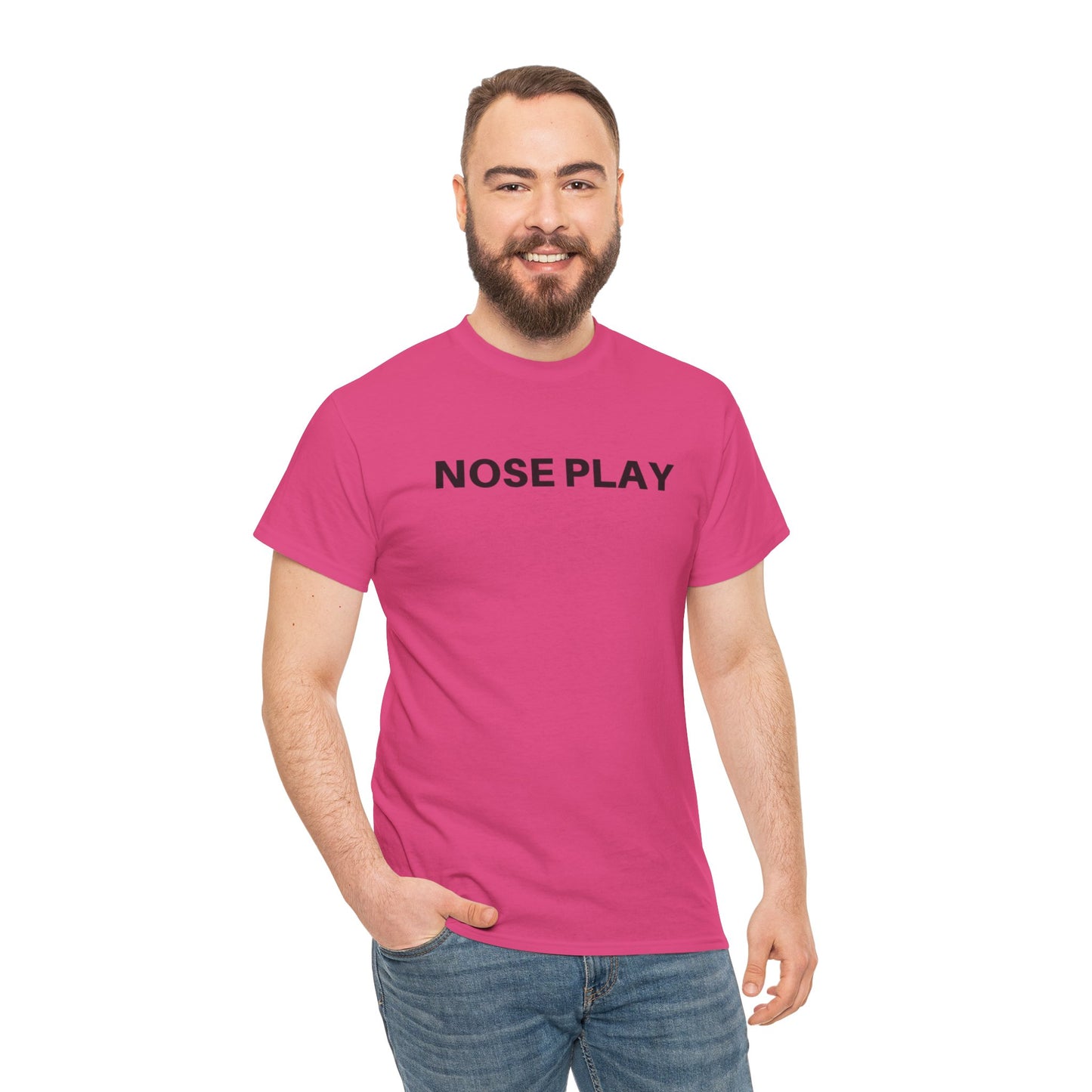 Nose Play Fill Your Space with Candles Not Negativity  Unisex Heavy Cotton Tee