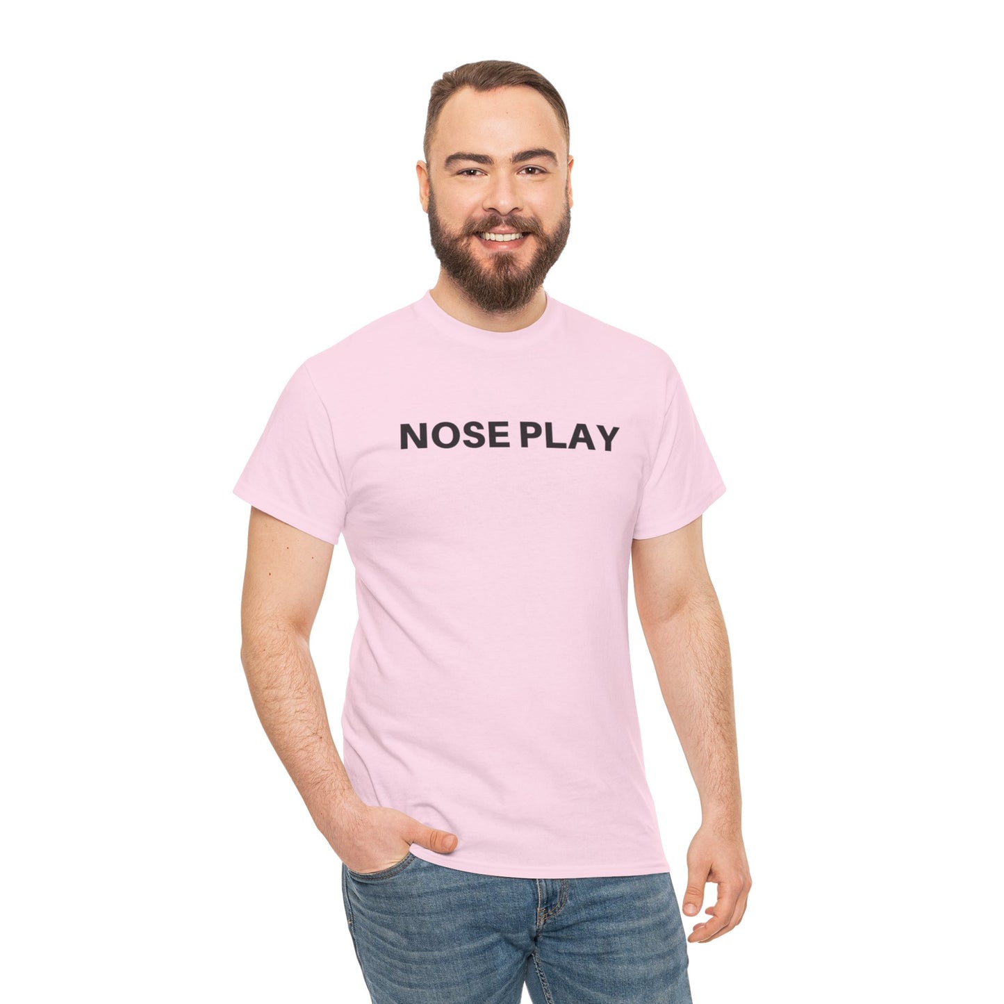 Nose Play Fill Your Space with Candles Not Negativity  Unisex Heavy Cotton Tee