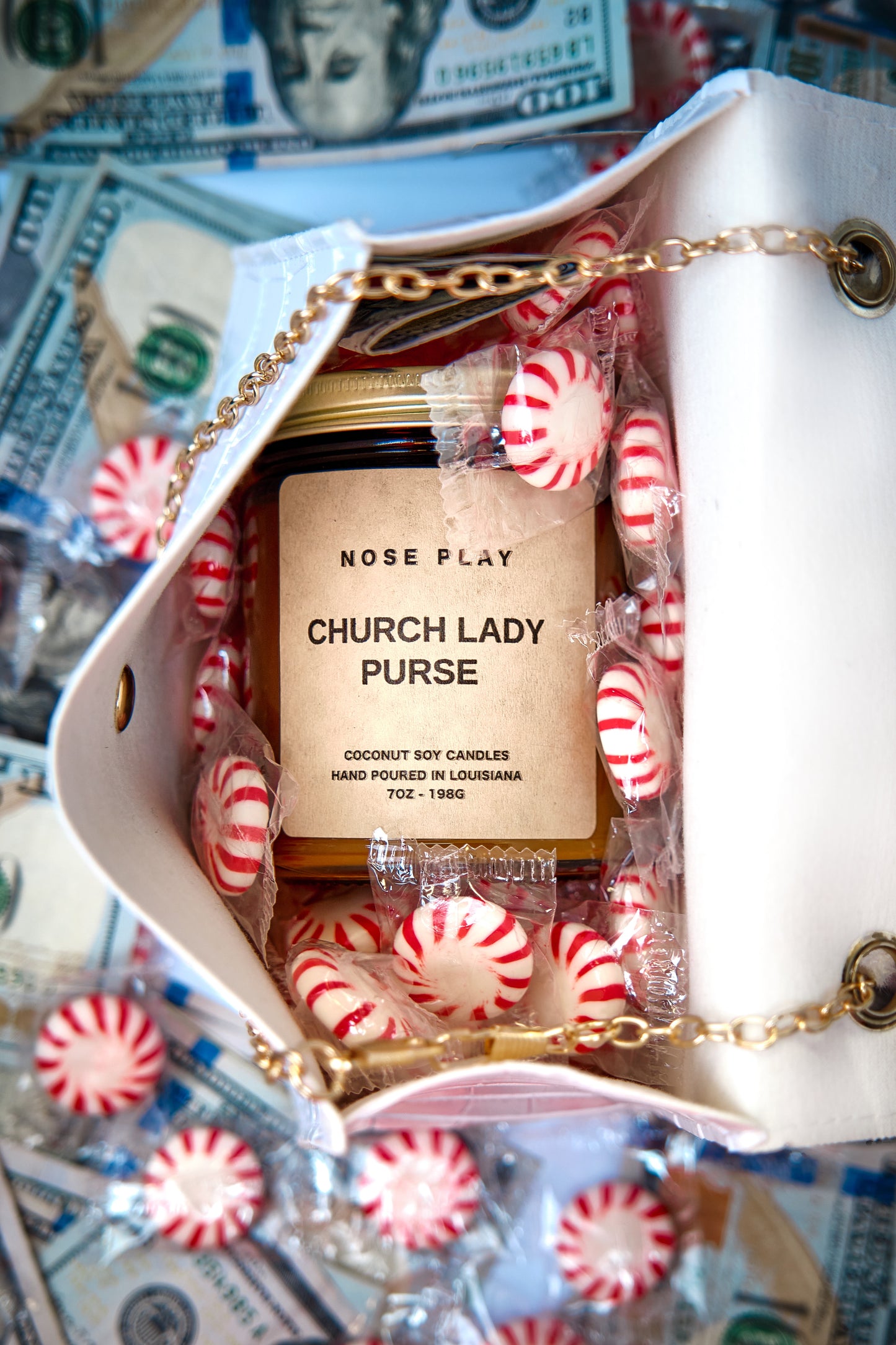 CHURCH LADY PURSE | CANDLE